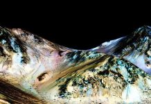 Dấu vết nước lỏng chảy trên sao Hỏa có thể không chính xác