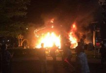 Phản ứng đúng khi bất chợt bắt gặp cháy nổ