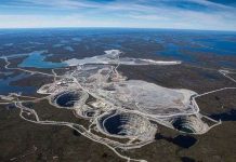 Kim cương có thể ngập trong lòng đất