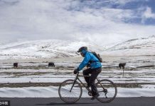 Xe đạp tre chạy nghìn cây số ở Trung Quốc Xe đạp tre chạy nghìn cây số ở Trung Quốc