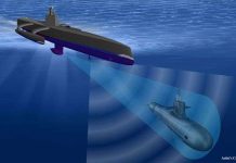 Tàu không người lái theo dõi tàu ngầm