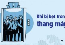Làm gì khi bị kẹt trong thang máy?