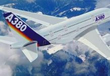 Airbus không bị tạt trước sức gió giật 104 km/giờ