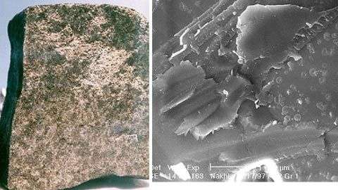 Ngọc sao Hỏa chứa hóa thạch sinh vật ngoài hành tinh?
