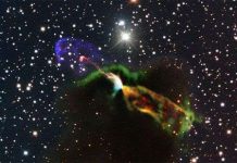 Kính ALMA chụp được ảnh một ngôi sao đang ra đời Kính ALMA chụp được ảnh một ngôi sao đang ra đời