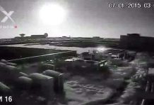 Thiên thạch xẹt qua bầu trời Romania Thiên thạch xẹt qua bầu trời Romania