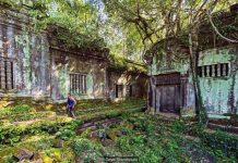 Bí ẩn ngồi đền cổ nằm sâu trong rừng ở Campuchia