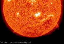 “Sóng thần” mặt trời ập đến trái đất