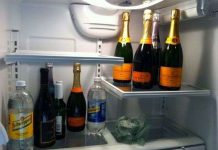Minh oan tủ lạnh không phá hỏng rượu sâm banh