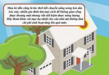 Mẹo làm mát nhà ngày nóng