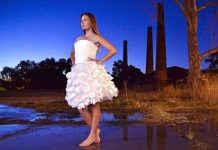 Váy làm từ men bia