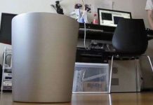 Thùng tự động “bắt” rác thông minh