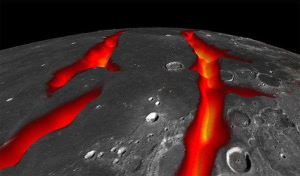 Giả thuyết về sự hình thành mảng đen trên Mặt Trăng