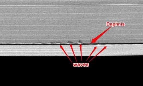 Bức ảnh cận cảnh đầu tiên một vệ tinh Sao Thổ