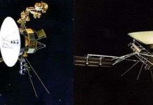 Vị trí của hai tàu vũ trụ rời Trái Đất 38 năm trước