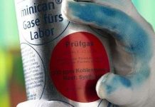 Găng tay cảnh báo các chất độc hại