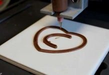 Sắp bán máy in sô cô la 3D