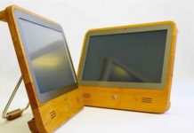 Máy tính bảng làm từ gỗ