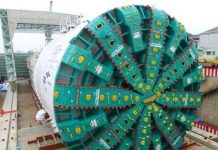 Nhật Bản ra mắt máy khoan hầm lớn nhất thế giới