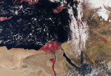 Bí ẩn sau bức ảnh "sông Nile đỏ máu"