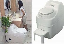 Lạ lùng bồn cầu không cần nước