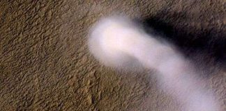 Quỷ bụi khổng lồ trên sao Hỏa