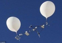 Khinh khí cầu lập kỷ lục về độ cao Khinh khí cầu lập kỷ lục về độ cao