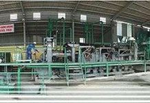 Sản xuất tấm lợp không amiăng bằng công nghệ nội