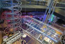 Nhà hàng "tàu lượn siêu tốc" lớn nhất thế giới tại Ả Rập