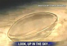 UFO xuất hiện trên bầu trời Chicago