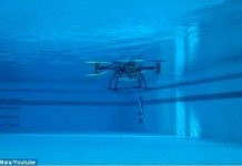 Độc đáo drone vừa biết bay vừa biết... bơi
