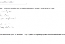 Trí tuệ nhân tạo viết chữ giống y như con người