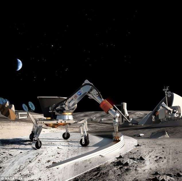 NASA đầu tư công nghệ xây nhà trên mặt trăng