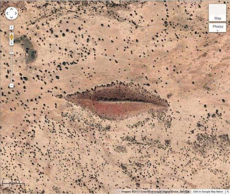 10 địa điểm kỳ lạ trên bản đồ Google Earth