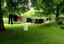 Giặt quần áo bằng cách phơi nắng Giặt quần áo bằng cách phơi nắng