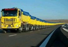 "Tàu đường bộ" - Những cỗ xe tải dài nhất thế giới
