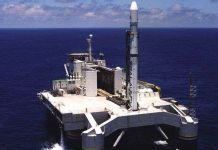 Nga phóng thành công vệ tinh Mỹ từ bệ phóng nổi Nga phóng thành công vệ tinh Mỹ từ bệ phóng nổi