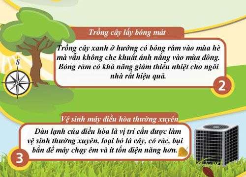 Mẹo làm mát nhà ngày nóng