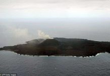 Phát hiện mới về hòn đảo núi lửa Nishinoshima ở Nhật Bản