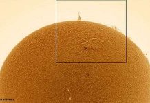 Chụp được tai lửa Mặt Trời hình tháp Eiffel