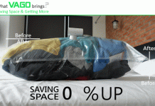 Vago - Máy hút chân không nhỏ gọn, giúp tiết kiệm không gian hành lý
