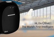 Olive: Vali thông minh tự đi theo chủ nhân, có thể biến thành xe tự cân bằng