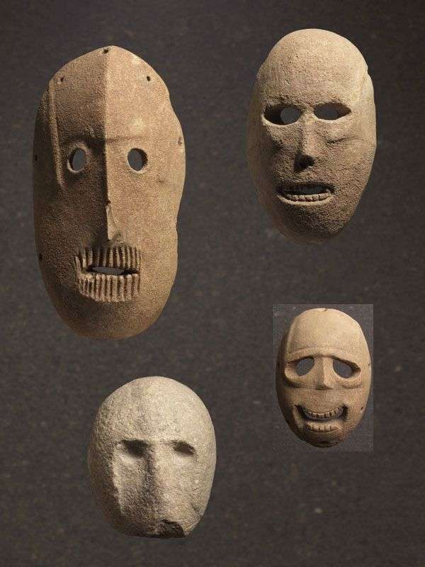 Những chiếc mặt nạ đá cổ nhất thế giới