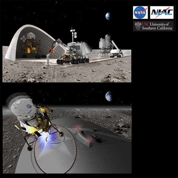 Dùng công nghệ 3D xây căn cứ trên sao Hỏa