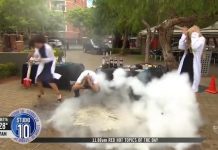 Thử pha nitơ lỏng vào coca trực tiếp trên truyền hình, nữ phóng viên suýt mất mạng