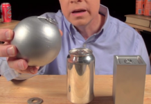 Vì sao lon nước ngọt hình trụ tròn mà không phải chữ nhật?