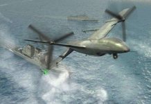 Mỹ chế tạo máy bay không người lái hạ cánh bằng đuôi