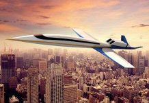 Máy bay siêu thanh màn hình khổng lồ