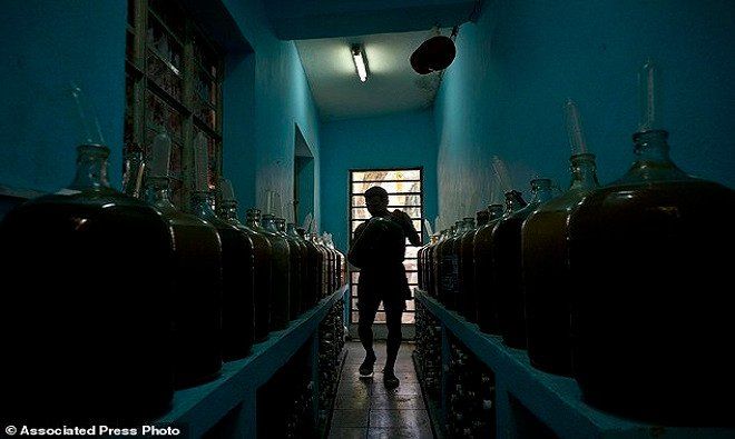 Nông dân Cuba dùng bao cao su để ngâm rượu trái cây