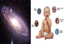 So sánh lượng tế bào cơ thể người và thiên hà trong vũ trụ